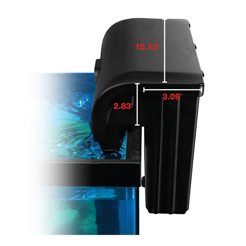 MarineLand Penguin PRO 375 Power Filter, Multi-Stage Aquarium Filtration for Up to 75 Gallons - Image 2